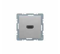 BERKER Q.х механізм HDMI-розетка алюміній 3315426084