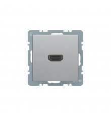 BERKER Q.х механізм HDMI-розетка алюміній 3315426084