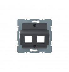 BERKER S.x/B.x накладка для модулів Modular Jacks "Krone" антрацит 14641606