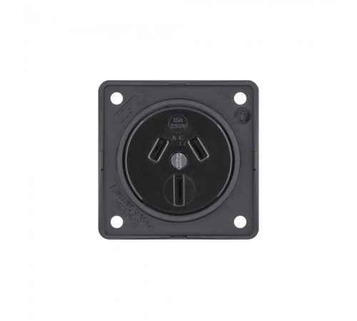 BERKER Integro механізм Розетка AUSTRALIA 15А/250В чорний 9625605