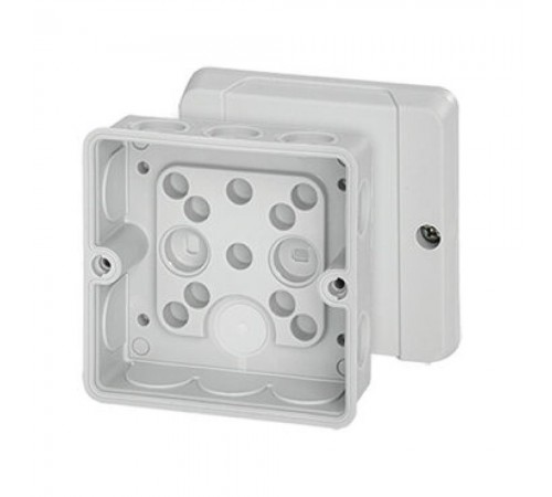 Розподільна коробка HENSEL з кришкою 88x88x47 mm IP55 сіра DE9320 Розподільна коробка HENSEL з кришкою 88x88x47 mm IP55 сіра DE9320