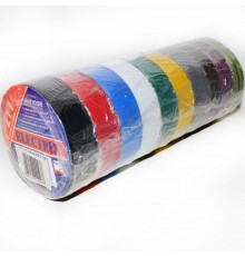 Ізоляційна стрічка 1шт 211 0.133mm x19mm x20m (кольорова) electrix-color ELECTRIX