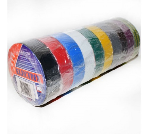 Ізоляційна стрічка 1шт 211 0.133mm x19mm x20m (кольорова) electrix-color ELECTRIX Ізоляційна стрічка 1шт 211 0.133mm x19mm x20m (кольорова) electrix-color ELECTRIX