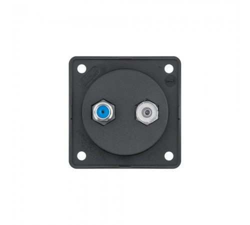 BERKER Integro механізм Розетка Radio/SAT (F-type) чорний 9456005