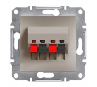 Schneider ASFORA АУДІОРОЗЕТКА бронза EPH5700169