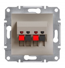 Schneider ASFORA АУДІОРОЗЕТКА бронза EPH5700169