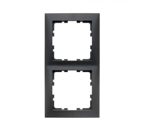 Рамка 2 поста Berker S.1 антрацит 10129949 Рамка 2 поста Berker S.1 антрацит 10129949
