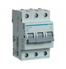 Hager Автоматичний вимикач, 6kA, 3p, C25A 6kA MC325A