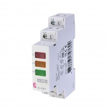 Трифазний LED-індикатор наявності напруги ETI SON H-3K 3-х кольоровий 2471553