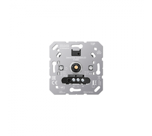 JUNG A.x/LS.x/CD.x/SL.x механізм LED роторний диммер Стандарт 1730DD JUNG A.x/LS.x/CD.x/SL.x механізм LED роторний диммер Стандарт 1730DD