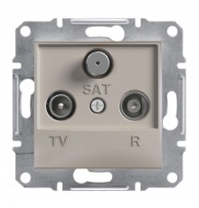 Schneider ASFORA РОЗЕТКА TV-R-SAT ПРОХ 8дБ бронза EPH3500369