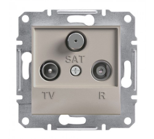 Schneider ASFORA РОЗЕТКА TV-R-SAT ПРОХ 8дБ бронза EPH3500369