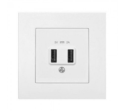 Розетка USB Panasonic Arkedia Slim біла WNTC02312WH-UA Розетка USB Panasonic Arkedia Slim біла WNTC02312WH-UA