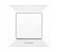 Вимикач Panasonic Arkedia Slim білий одноклавішний WNTC00012WH-UA
