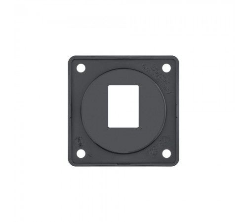 BERKER Integro накладка для AMP Modular Jacks чорний 9455705