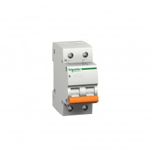 Schneider Автоматичний вимикач, 4.5kA, 2p 2-п. ВА63 25А С (4,5кА) SCHNEIDER ELECTRIC (C1) 11215