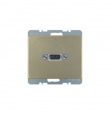 BERKER ARSYS механізм VGA-розетка з гвинтовими клемами бронзовий лак 3315419011