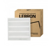 LED світильник квадратний Lebron універсальний L-LPU-Prismatic 36W 595*595мм 4000K 3000Lm 4шт 16-50-21