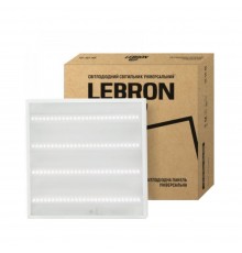 LED світильник квадратний Lebron універсальний L-LPU-Prismatic 36W 595*595мм 4000K 3000Lm 4шт 16-50-21