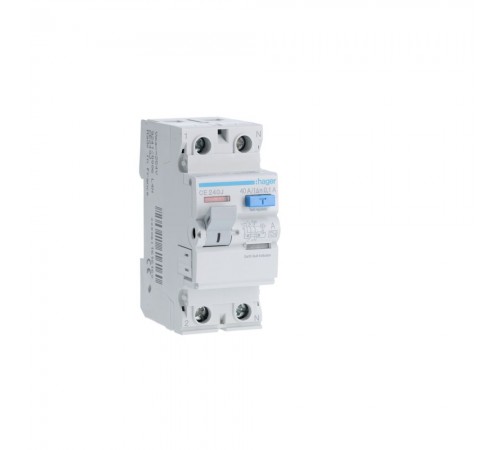 Hager ПЗВ Тип A 2P 100mA 40A CE240J Hager ПЗВ Тип A 2P 100mA 40A CE240J