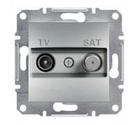 Schneider ASFORA РОЗЕТКА TV-SAT КІНЦЕВА алюміній EPH3400161