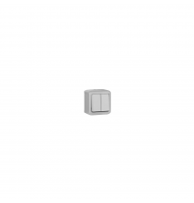 Legrand Quteo-IP20 Вимикач 2-клавішний IP44 10A Білий 782332