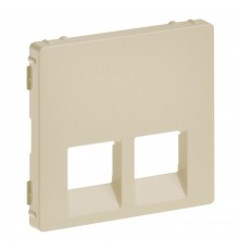 Legrand Valena LIFE Накладка розетки RJ11+RJ45 Слонова кістка 755421