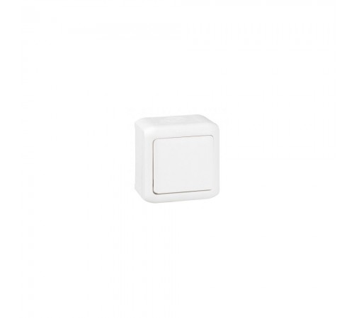 Legrand Forix Перемикач 1-клавішний IP44 10A Білий 782363