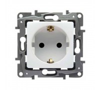 Розетка Legrand ETIKA біла 2К+З (764529) 672221
