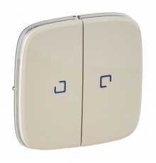 Legrand Valena ALLURE Клавіша вимикача 2-клавішного з підсвіткою Слонова кістка 755226