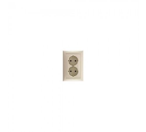 Розетка Legrand Valena Classic слонова кістка 2 пости з заземленням 774370 Розетка Legrand Valena Classic слонова кістка 2 пости з заземленням 774370