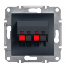 Schneider ASFORA АУДІОРОЗЕТКА антрацит EPH5700171