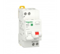 Диференційний автомат Schneider Electric Resi 9 1P+N 16A C 30mA АC 6kA R9D25616