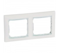 Legrand Valena Classic Рамка 2 пости Білий кристал 774462