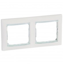 Legrand Valena Classic Рамка 2 пости Білий кристал 774462