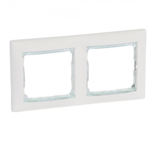 Legrand Valena Classic Рамка 2 пости Білий кристал 774462