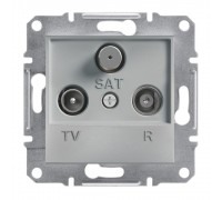 Schneider ASFORA РОЗЕТКА TV-R-SAT КІНЦЕВА алюміній EPH3500161