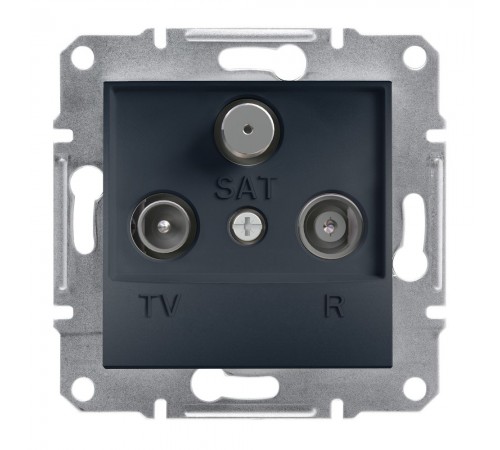 Schneider ASFORA РОЗЕТКА TV-R-SAT ПРОХ 8дБ антрацит EPH3500371