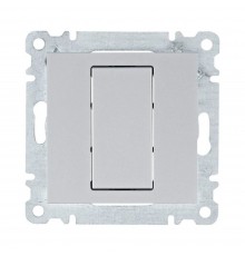 Заглушка Hager Lumina срібна WL7012