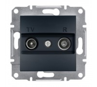 Schneider ASFORA РОЗЕТКА TV/R ПРОХ 4дБ антрацит EPH3300271
