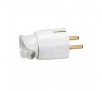 Переносна вилка Legrand біла 2К+З 16А 050172