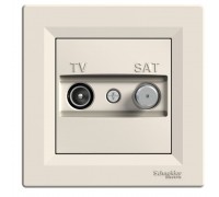 Schneider ASFORA РОЗЕТКА TV-SAT ПРОХ 8дБ кремовий EPH3400323