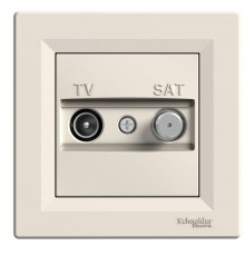 Schneider ASFORA РОЗЕТКА TV-SAT ІНЛИВІДУАЛЬНА 1дБ кремовий EPH3400423
