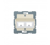 BERKER S.x/B.x накладка для 1 чи 2 єдиних модулів RDM білий 147202