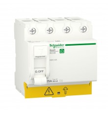 Дифреле (ПЗВ) Schneider Electric Resi 9 4p 25A АС 30mA R9R51425
