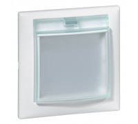 Legrand Valena Classic Рамка 1 пост з кришкою IP44 Білий 774450