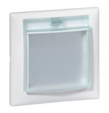 Legrand Valena Classic Рамка 1 пост з кришкою IP44 Білий 774450