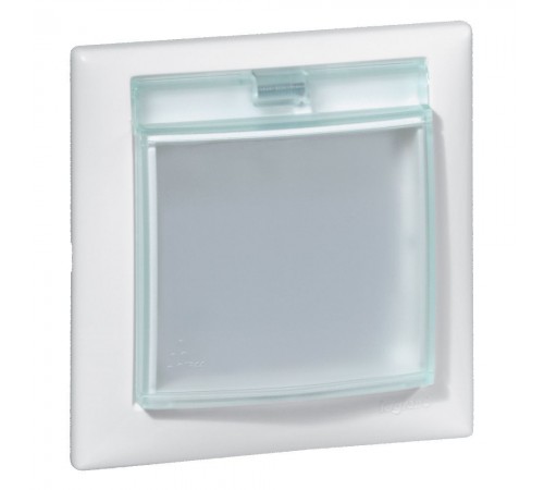 Legrand Valena Classic Рамка 1 пост з кришкою IP44 Білий 774450