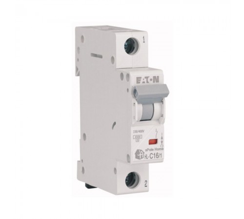 Автоматичний вимикач EATON 1p, 4,5кА HL-C16/1