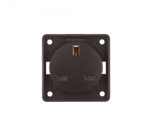 BERKER Integro механізм Розетка British Standard зах.контактів 13А/250В коричневий 962622501